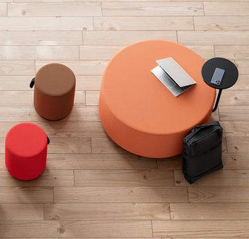REISS Subero® Pad Pouf by REISS - view 2