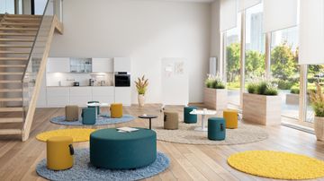 REISS Subero® Pad Pouf by REISS - view 6