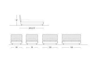 Wing Bed by Zalf - view 4