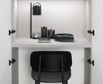 Alterna Wardrobe With Desk Module by Zalf - view 3
