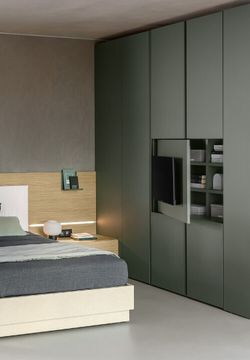 Alterna Hinged Wardrobe by Zalf - view 2