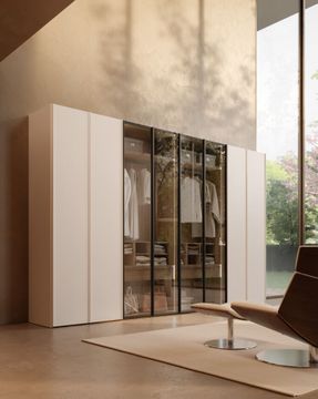 Alterna Hinged Wardrobe by Zalf - view 2