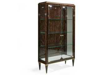 B/5375 display cabinet in palm wood by Zanaboni - view 2
