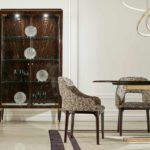 B/5375 display cabinet in palm wood by Zanaboni - view 5
