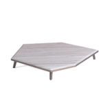 EXPANDING set of marble coffee tables for modern style living rooms by Zanaboni - view 6