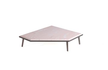 EXPANDING set of marble coffee tables for modern style living rooms by Zanaboni - view 2