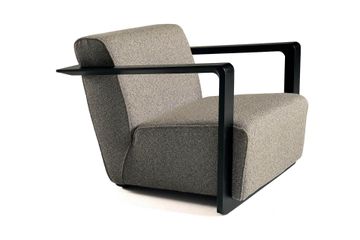 Modern armchair with a compact design by Zanaboni - view 2