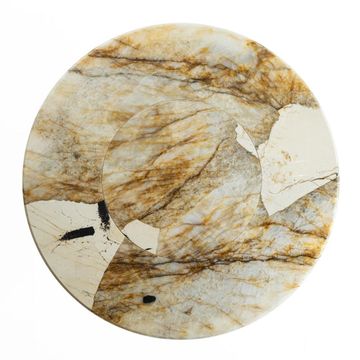 Elegant marble dining table, available in round and rectangular shape by Zanaboni - view 6