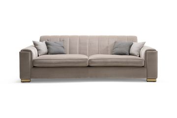 Seating set composed of armchair, sofa and pouf by Zanaboni - view 2