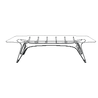 Vertebra Table by Zanotta - view 2