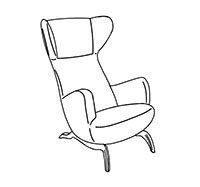 Ardea CM Armchair by Zanotta - view 2