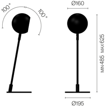 Atrax Table lamp by ZAVA - view 2