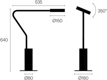 Meta Table lamp by ZAVA - view 6