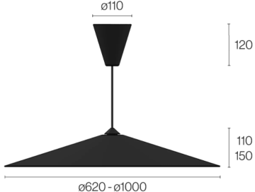 Jeena suspension version c Pendant by ZAVA - view 6