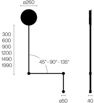 Dot to dot Wall light by ZAVA - view 6