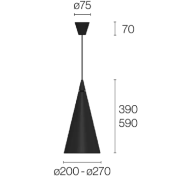 Jeena sospensione versione b Pendant by ZAVA - view 5