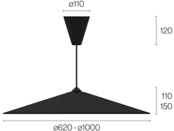 Jeena suspension version c Pendant by ZAVA - view 5