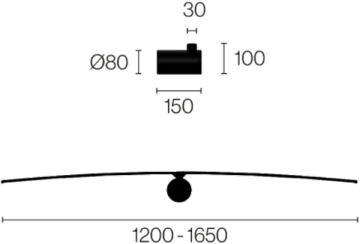 Petit parete versione b Wall light by ZAVA - view 7