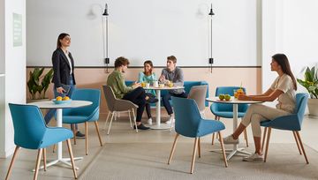 Multi-purpose chairs for multifunctional spaces by ACTIU - view 2