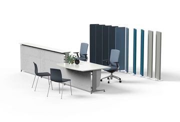 360º office partition by ACTIU - view 3