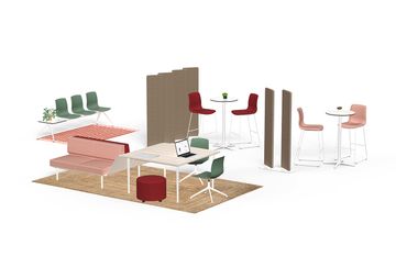 360º office partition by ACTIU - view 7