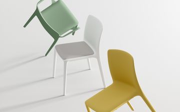 Fluit recycled chairs by ACTIU - view 3