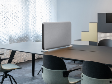 Softline Mobile Desk Screen by Abstracta - view 5
