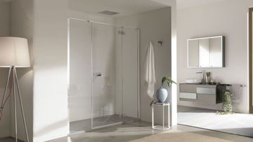 AZURE-Pivot door with two fixed elements for niche by INDA® - view 7