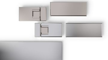 AZURE-Pivot door with two fixed elements for niche by INDA® - view 8