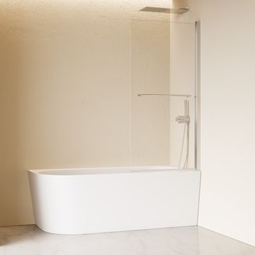 Squared hinged door with towel rail by INDA® - view 2