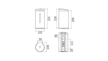 Hotellerie AV467F by INDA® - view 2