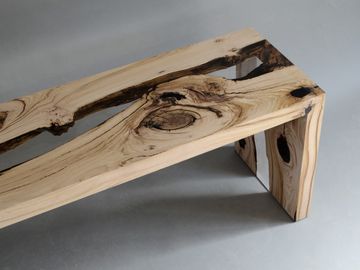 CREEK Bench - Chestnut by Alcarol - view 4