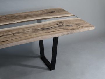 CREEK Table - Walnut by Alcarol - view 7