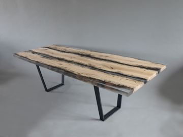 CHIMENTI Frosted Table by Alcarol - view 2