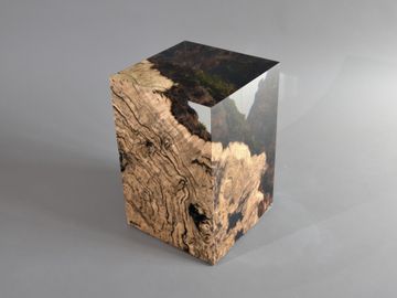 STUMP Stool - Chestnut by Alcarol - view 2