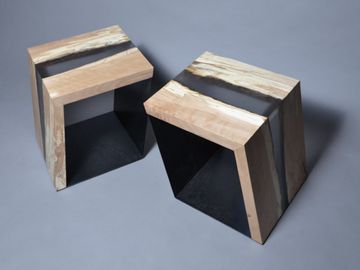 FUNGI Inclined Stool/Side table by Alcarol - view 7