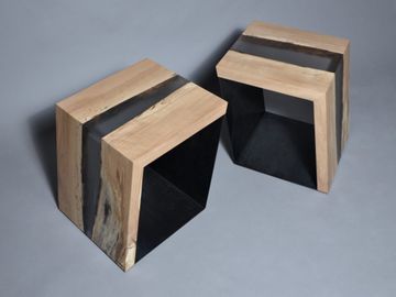 FUNGI Inclined Stool/Side table by Alcarol - view 3