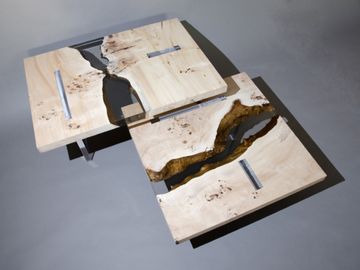 POPLAR Low Coffee Table by Alcarol - view 2