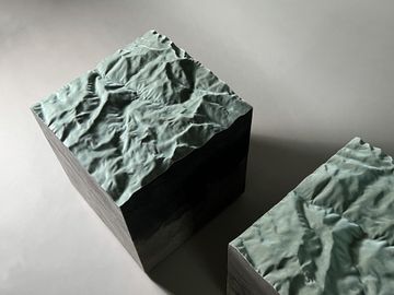 Velvet HORIZONS Pouf by Alcarol - view 5