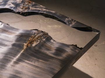 Moon Table - Steel Legs Edition by Alcarol - view 6