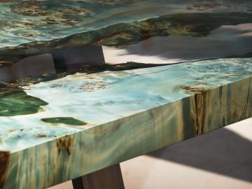 Uranus Table - Steel Legs Edition by Alcarol - view 6