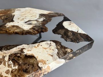 Poplar CRYSTAL Coffee Table by Alcarol - view 5