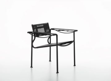 Green armchair by Alias