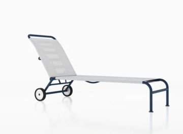 Green sun lounger by Alias - view 2