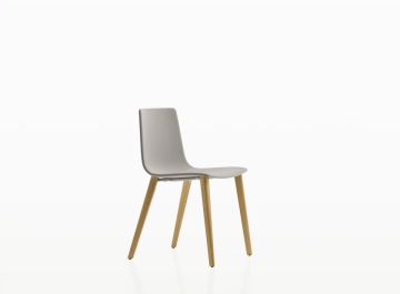 Slim chair wood soft L by Alias