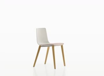 Slim chair wood soft S by Alias - view 2