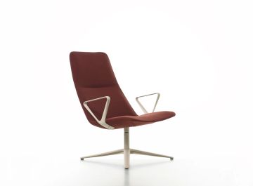 Slim lounge high armrest by Alias