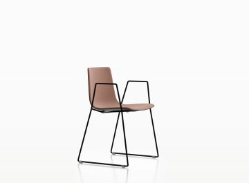 Slim chair sledge arm soft M by Alias