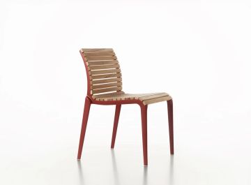 Tech wood chair by Alias