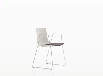 Slim chair sledge arm soft S by Alias - view 2